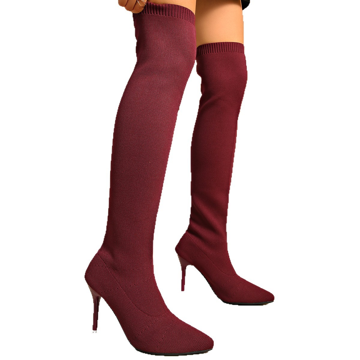 Sock Boot Women - Over-the-knee Sock Boots Women's Thin High