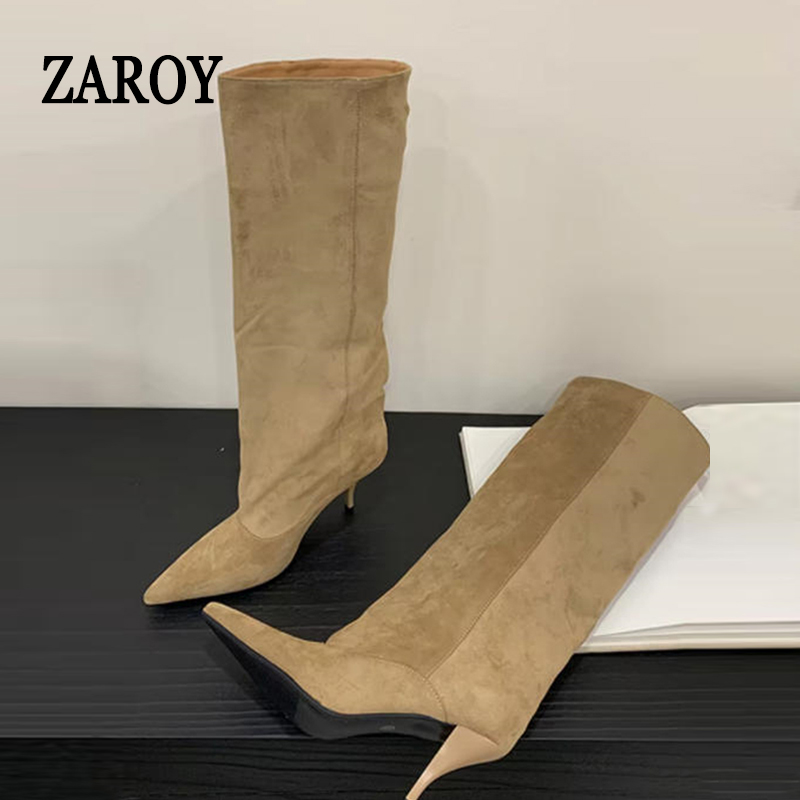 ZAROY Knee High Women Boots Wi - đánh giá và giá Knee High Boots Women
