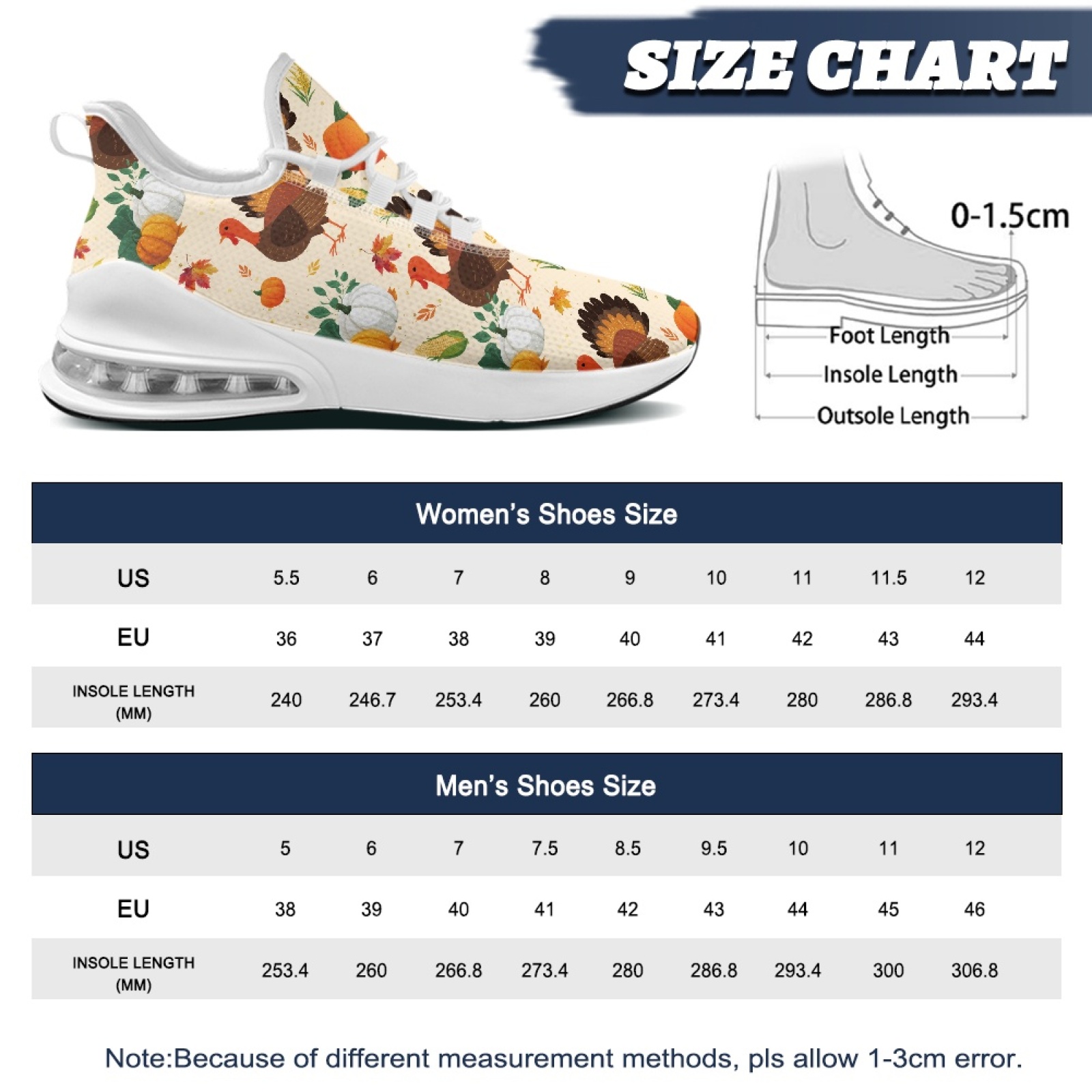 PENSTROLL Thanksgiving Turkey  - đánh giá và giá Women Shoes Tennis
