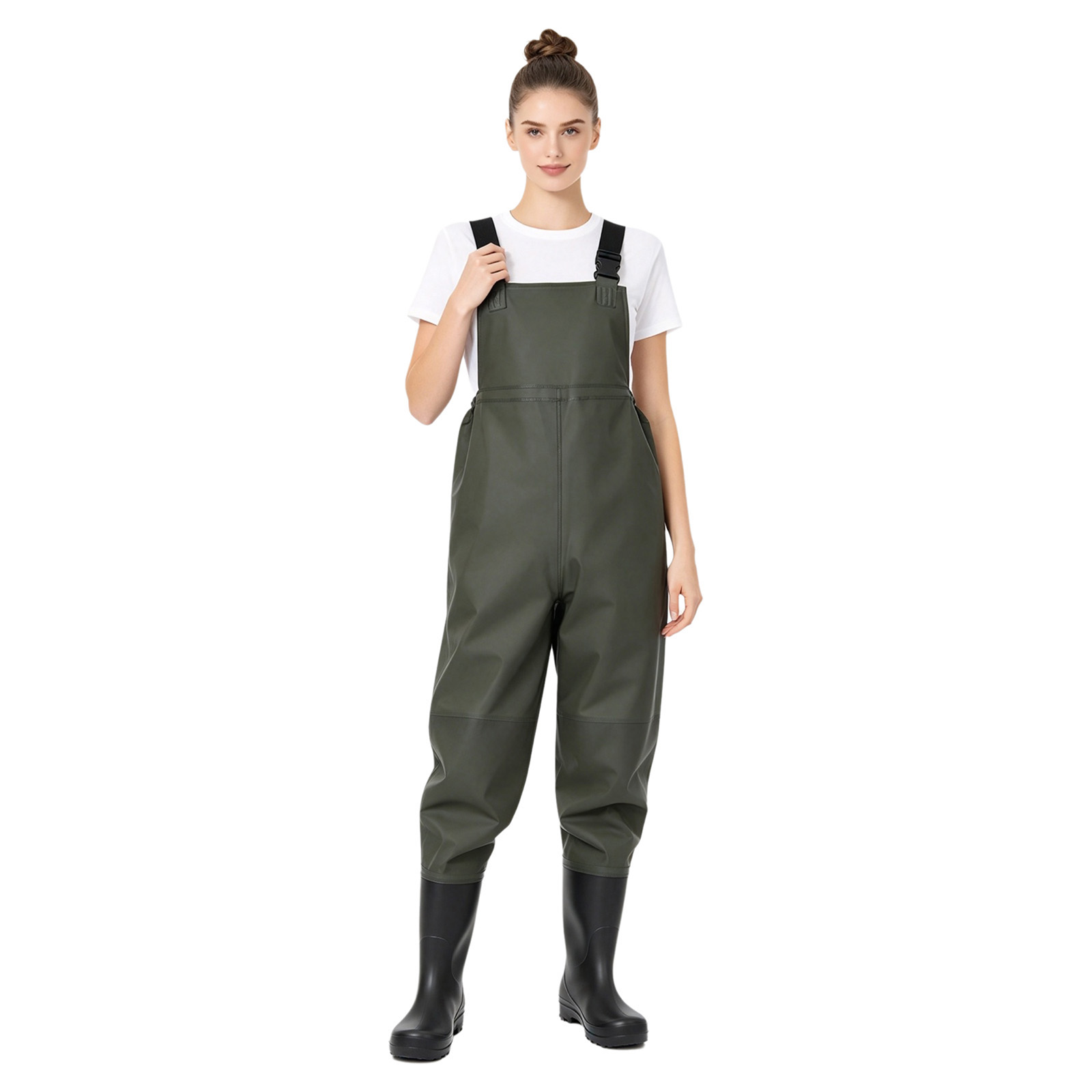 Women Half-body PVC Waders Pan - đánh giá và giá Women Shoes Xxl
