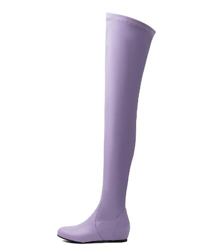 Women Lavender Solid Stretch O - đánh giá và giá Sock Boot Women