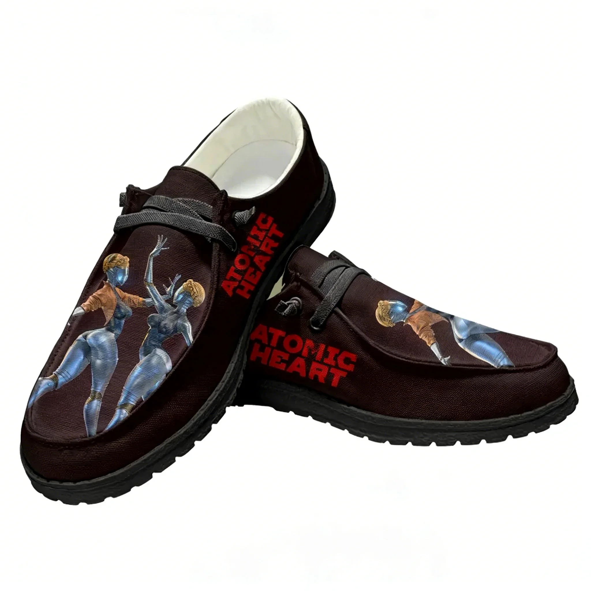Atomic Heart Casual Shoes Flat - đánh giá và giá Oxford Lace Up Women