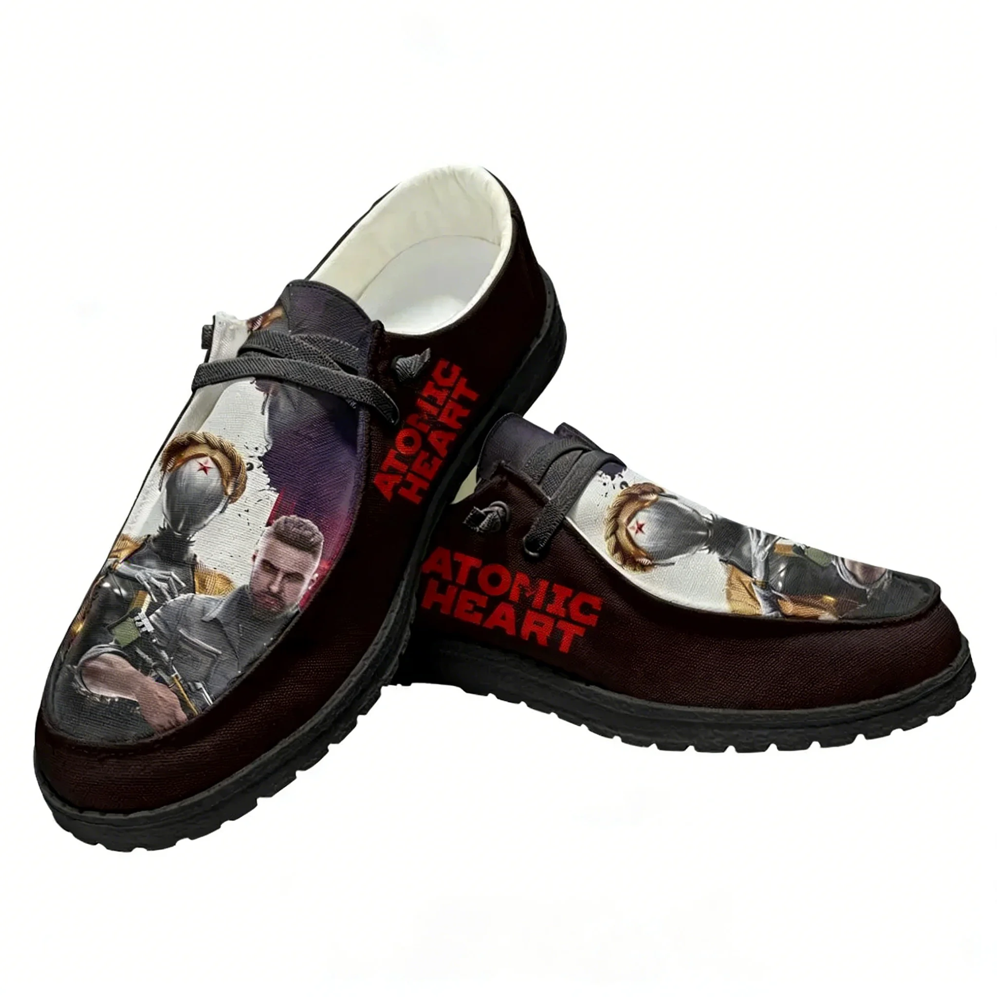 Atomic Heart Casual Shoes Flat - đánh giá và giá Oxford Lace Up Women