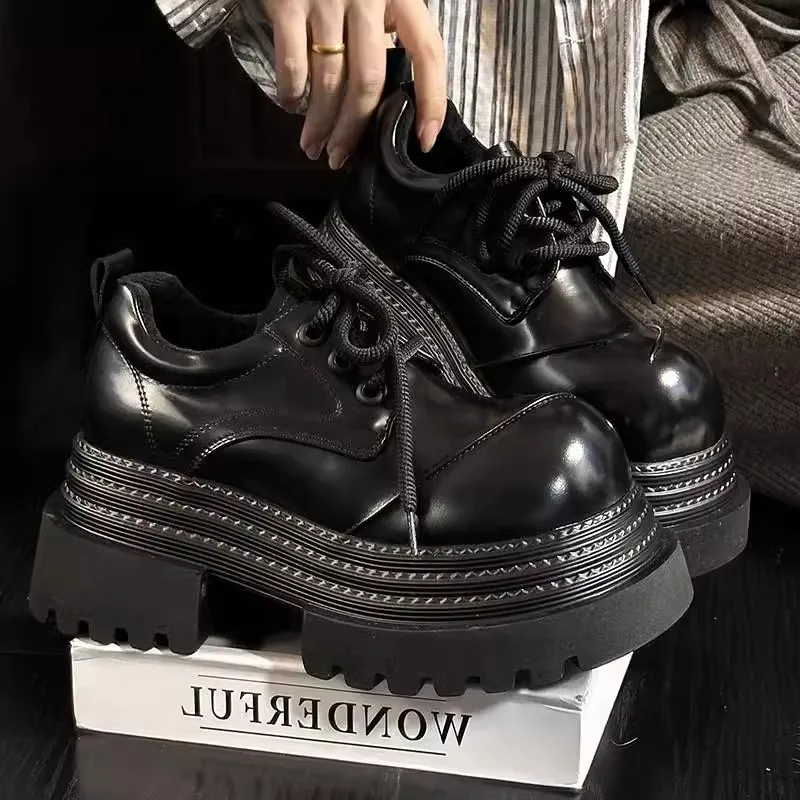 Women Retro Loafers 2025 Sprin - đánh giá và giá Oxford Lace Up Women